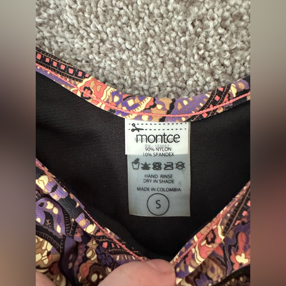 Montce Hayden Bikini Top and Paisley Print High-Cut Bikini Bottom - Picture 5 of 8